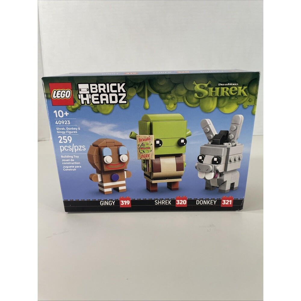 LEGO 40923 Brickheadz Shrek Donkey & Gingy Figures